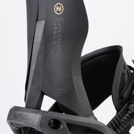 Wiązania snowboardowe unisex Nidecker 2025 Supermatic Carbon Black L