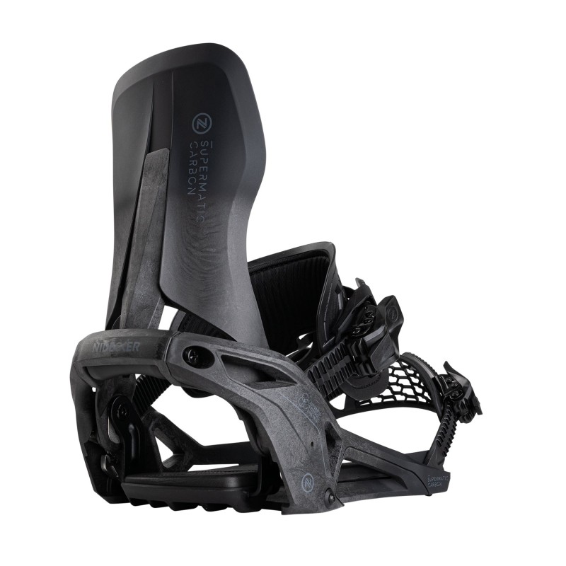 Wiązania snowboardowe unisex Nidecker 2025 SUPERMATIC® Carbon Black