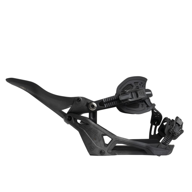 Wiązania snowboardowe unisex Nidecker 2025 SUPERMATIC® Carbon Black