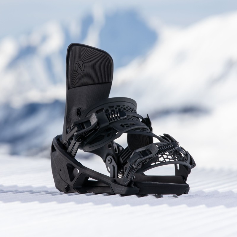 Wiązania snowboardowe unisex Nidecker 2025 SUPERMATIC® Carbon Black