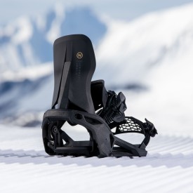 Wiązania snowboardowe unisex Nidecker 2025 SUPERMATIC® Carbon Black