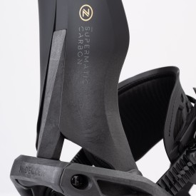 Wiązania snowboardowe unisex Nidecker 2025 SUPERMATIC® Carbon Black