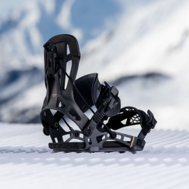 Wiązania snowboardowe unisex Nidecker 2025 Flow Nx2-Carbon Hybrid Black XL