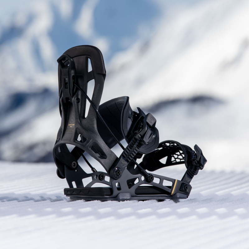 Wiązania snowboardowe unisex Nidecker 2025 Flow Nx2-Carbon Hybrid Black XL