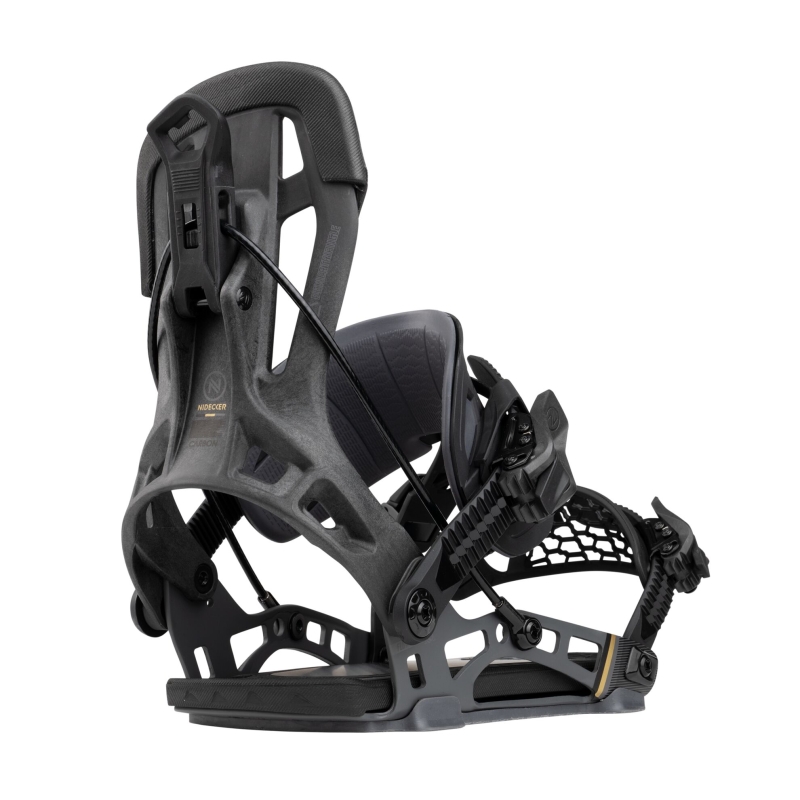 Wiązania snowboardowe unisex Nidecker 2025 Flow Nx2-Carbon Hybrid Black L