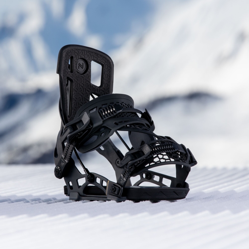 Wiązania snowboardowe unisex Nidecker 2025 Flow Nx2-Carbon Hybrid Black L