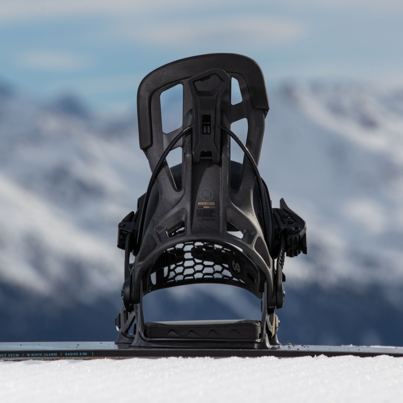 Wiązania snowboardowe unisex Nidecker 2025 Flow Nx2-Carbon Hybrid Black L