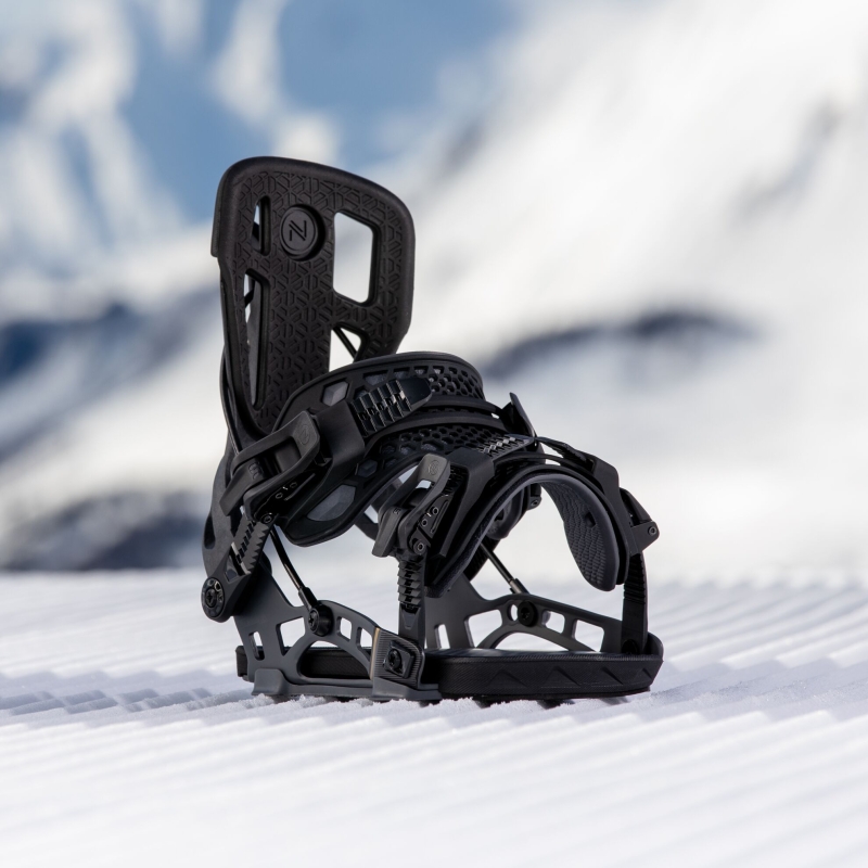 Wiązania snowboardowe unisex Nidecker 2025 Flow Nx2-Carbon Black L