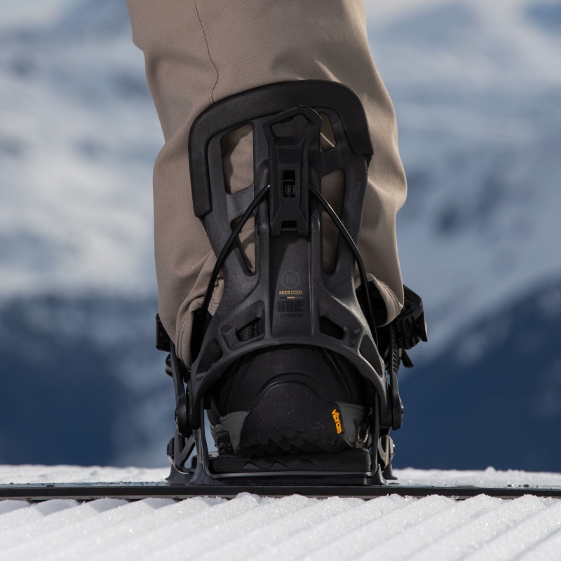 Wiązania snowboardowe unisex Nidecker 2025 Flow Nx2-Carbon Black L