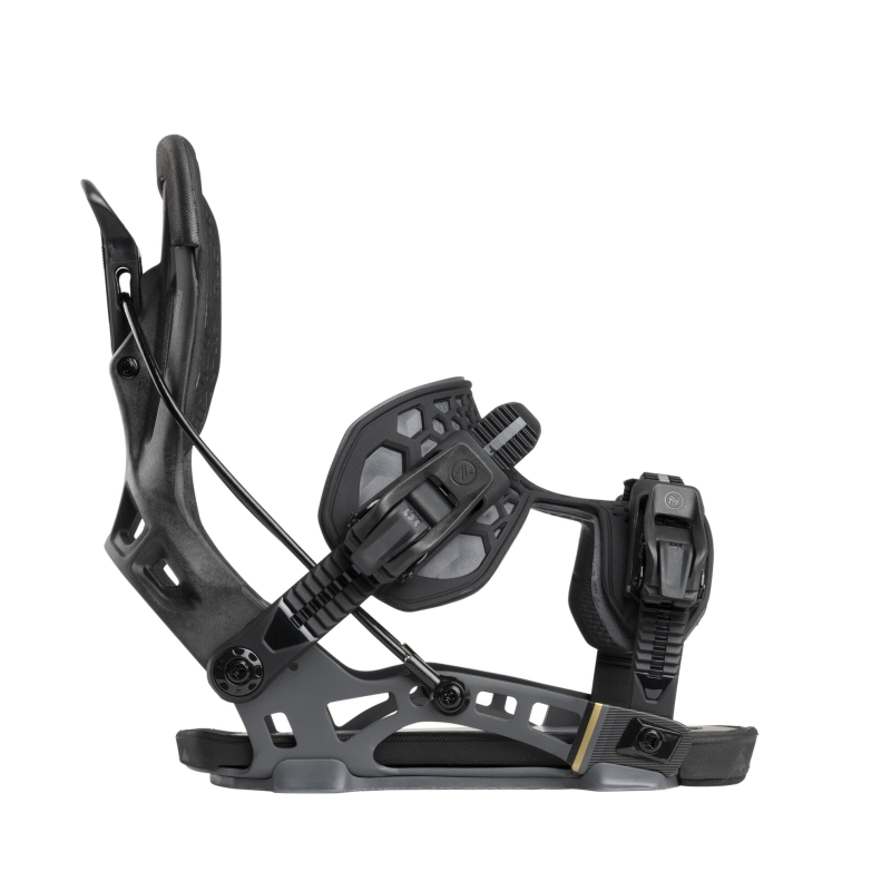 Wiązania snowboardowe unisex Nidecker 2025 Flow Nx2-Carbon Black XL