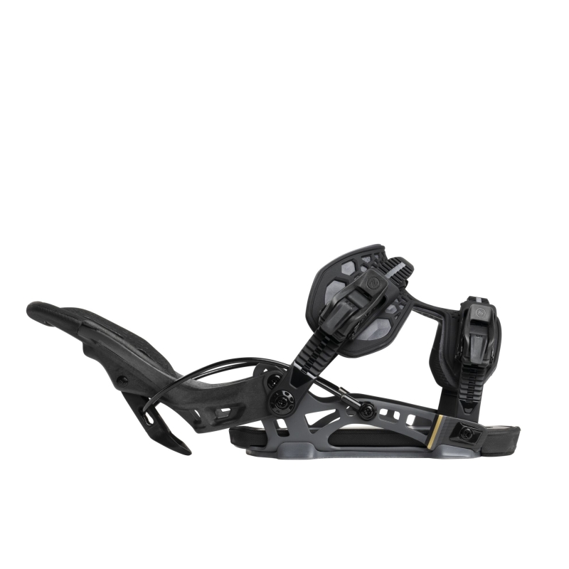 Wiązania snowboardowe unisex Nidecker 2025 Flow Nx2-Carbon Black XL