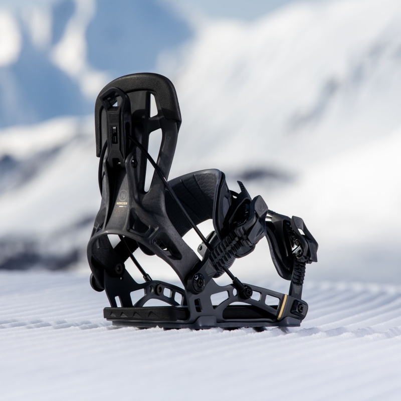 Wiązania snowboardowe unisex Nidecker 2025 Flow Nx2-Carbon Black XL