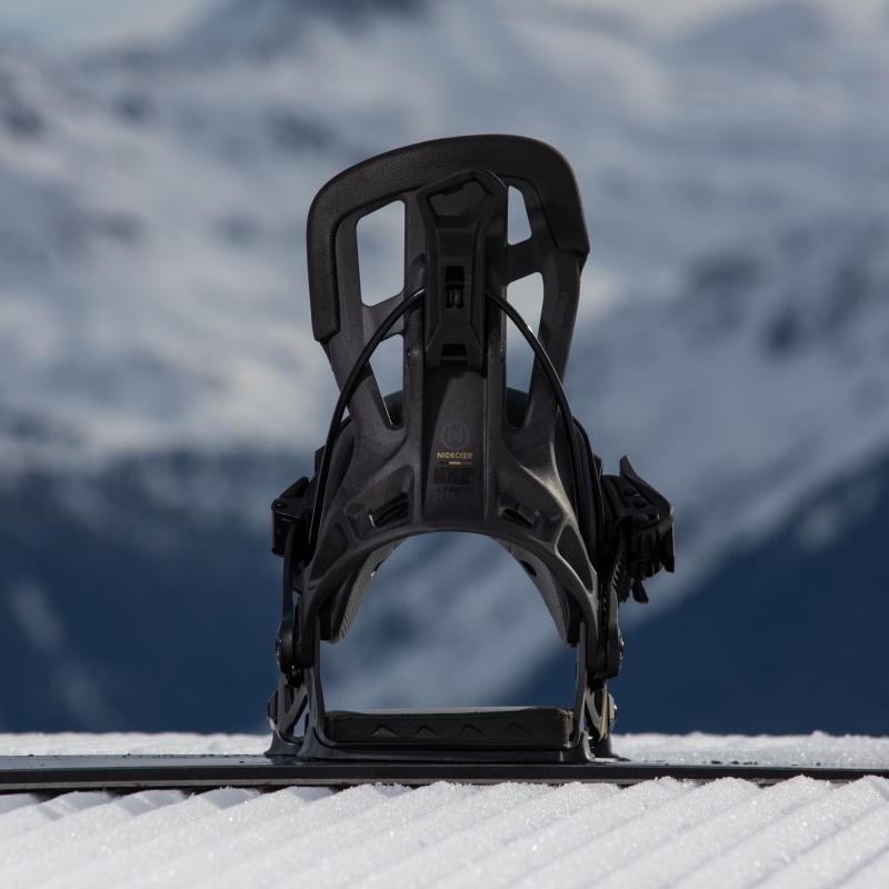 Wiązania snowboardowe unisex Nidecker 2025 Flow Nx2-Carbon Black XL