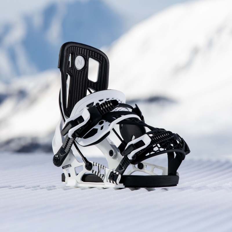 Wiązania snowboardowe unisex Nidecker 2025 Flow Nx2 Hybrid White M