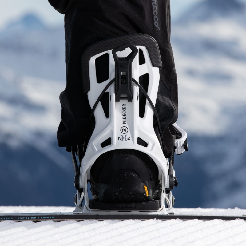 Wiązania snowboardowe unisex Nidecker 2025 Flow Nx2 Hybrid White M