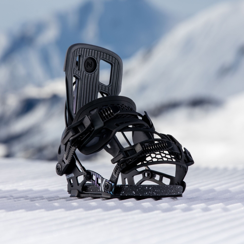 Wiązania snowboardowe unisex Nidecker 2025 Flow Nx2 Hybrid SpaceBlack XL