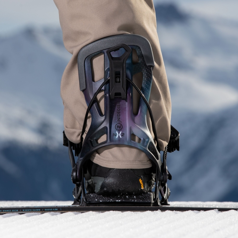 Wiązania snowboardowe unisex Nidecker 2025 Flow Nx2 Hybrid SpaceBlack XL