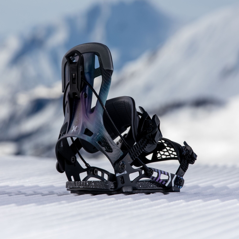 Wiązania snowboardowe unisex Nidecker 2025 Flow Nx2 Hybrid SpaceBlack L