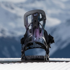 Wiązania snowboardowe unisex Nidecker 2025 Flow Nx2 Hybrid SpaceBlack L