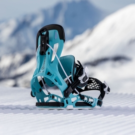 Wiązania snowboardowe unisex Nidecker 2025 Flow Nx2 Hybrid Cyan XL