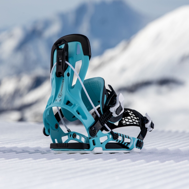 Wiązania snowboardowe unisex Nidecker 2025 Flow Nx2 Hybrid Cyan XL