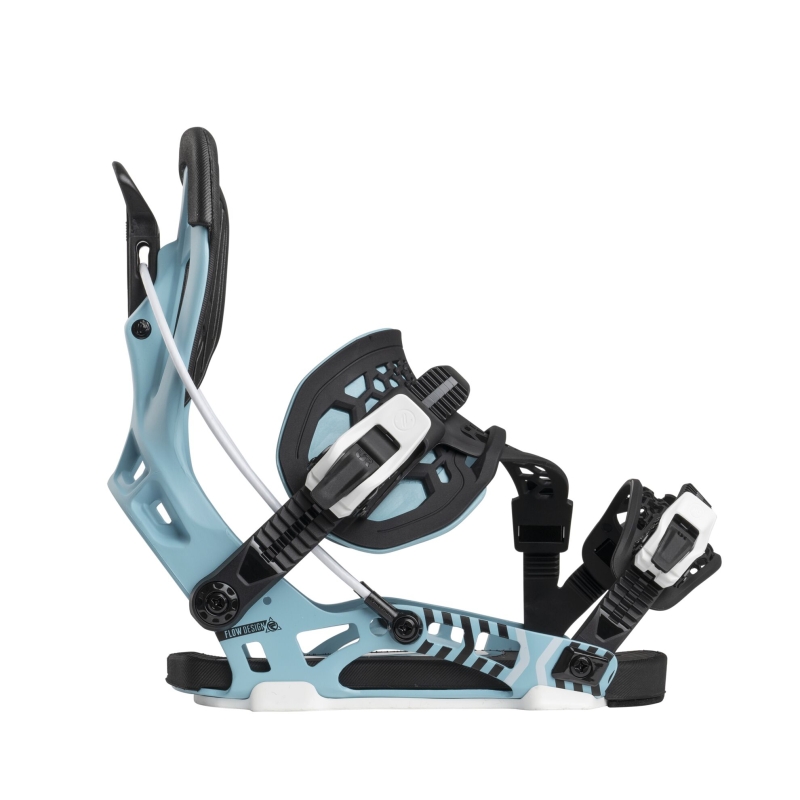 Wiązania snowboardowe unisex Nidecker 2025 Flow Nx2 Hybrid Cyan L