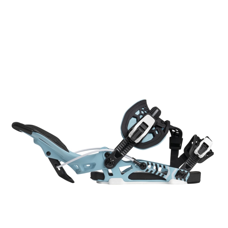 Wiązania snowboardowe unisex Nidecker 2025 Flow Nx2 Hybrid Cyan L