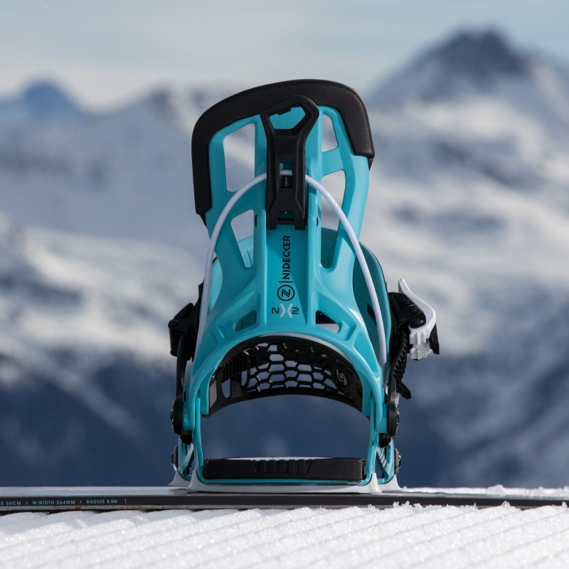 Wiązania snowboardowe unisex Nidecker 2025 Flow Nx2 Hybrid Cyan L