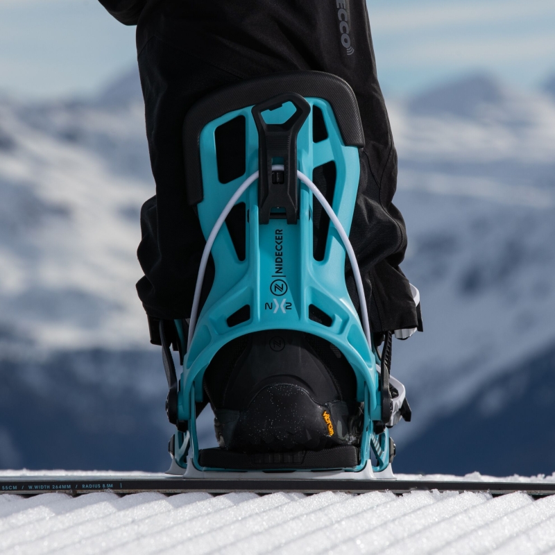 Wiązania snowboardowe unisex Nidecker 2025 Flow Nx2 Hybrid Cyan L