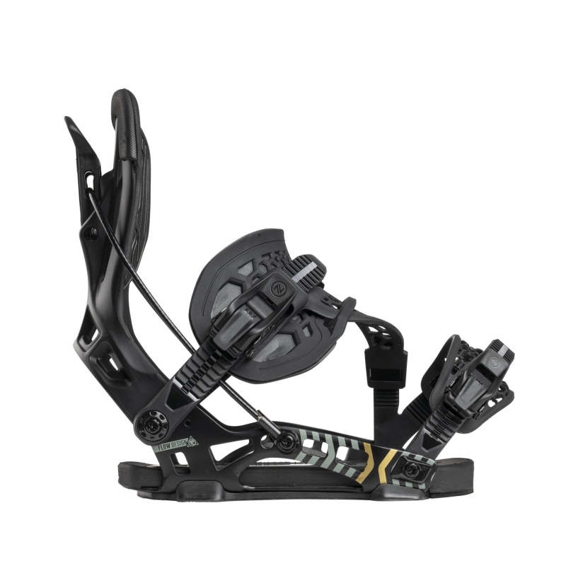 Wiązania snowboardowe unisex Nidecker 2025 Flow Nx2 Hybrid Black L