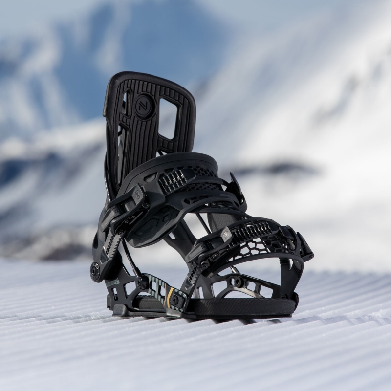 Wiązania snowboardowe unisex Nidecker 2025 Flow Nx2 Hybrid Black L