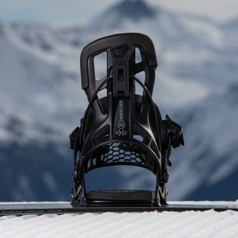 Wiązania snowboardowe unisex Nidecker 2025 Flow Nx2 Hybrid Black L