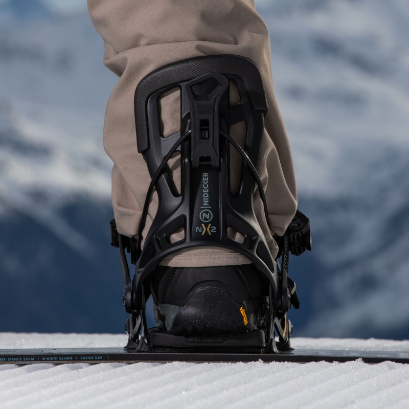 Wiązania snowboardowe unisex Nidecker 2025 Flow Nx2 Hybrid Black L