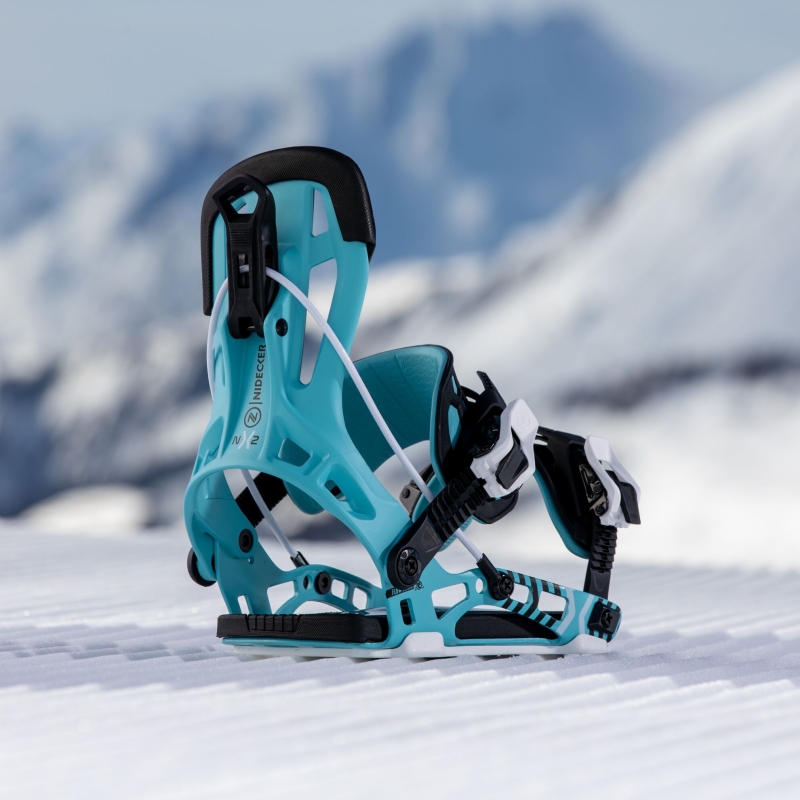 Wiązania snowboardowe unisex Nidecker 2025 Flow Nx2 Cyan XL