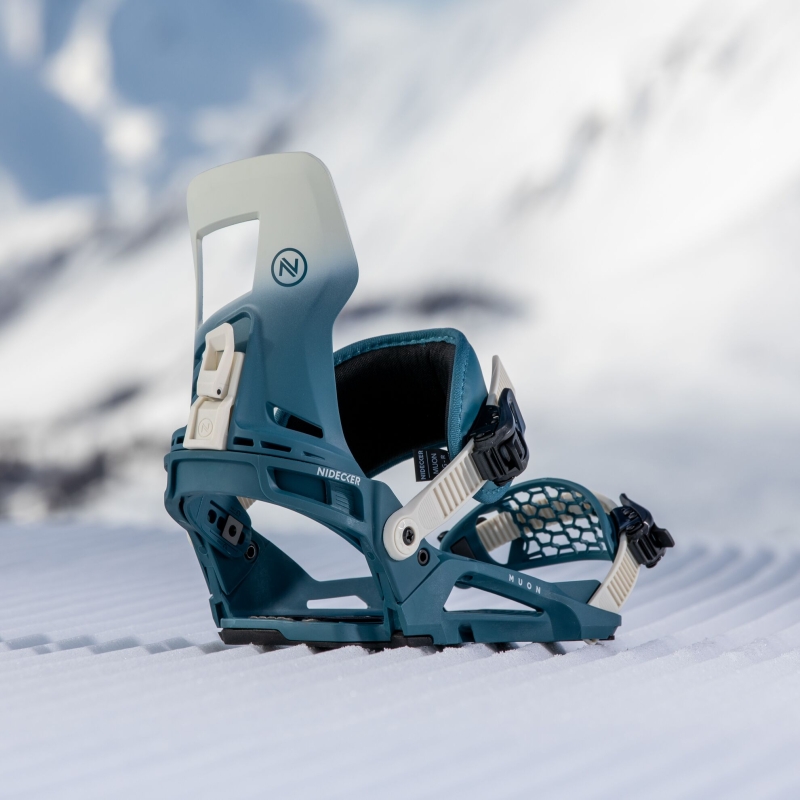 Wiązania snowboardowe unisex Nidecker 2025 Muon TealBlue L