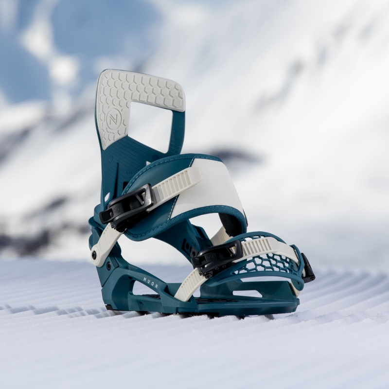 Wiązania snowboardowe unisex Nidecker 2025 Muon TealBlue L
