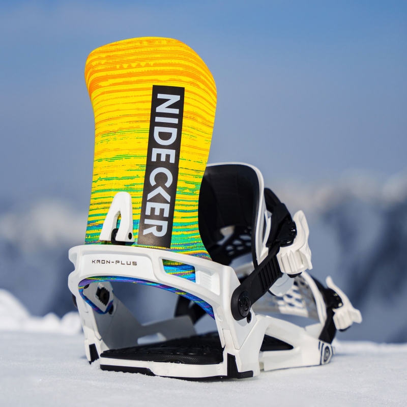Wiązania snowboardowe unisex Nidecker 2025 Kaon-Plus Blanco M