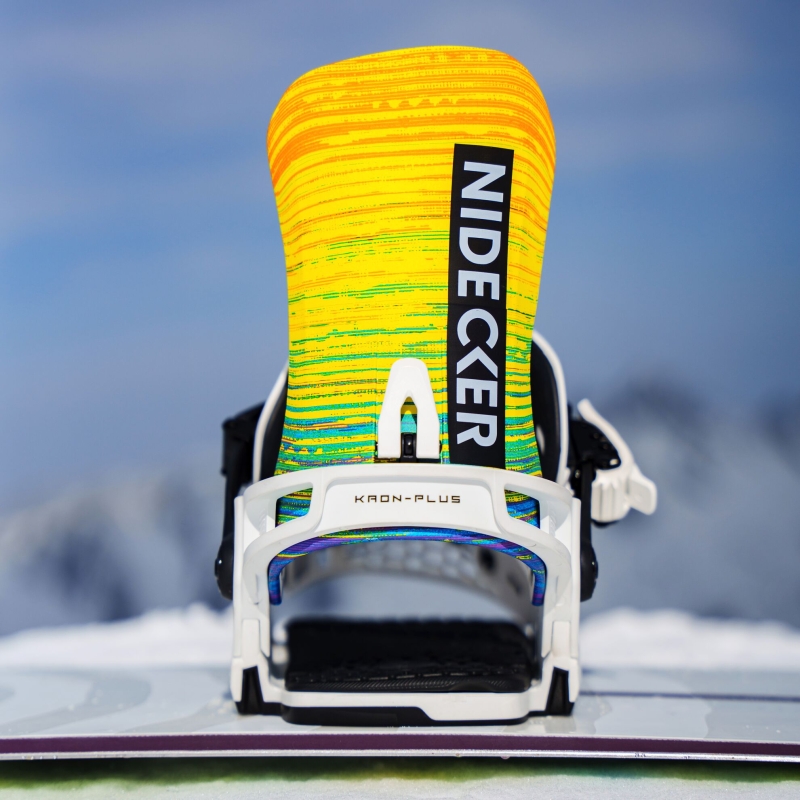 Wiązania snowboardowe unisex Nidecker 2025 Kaon-Plus Blanco M