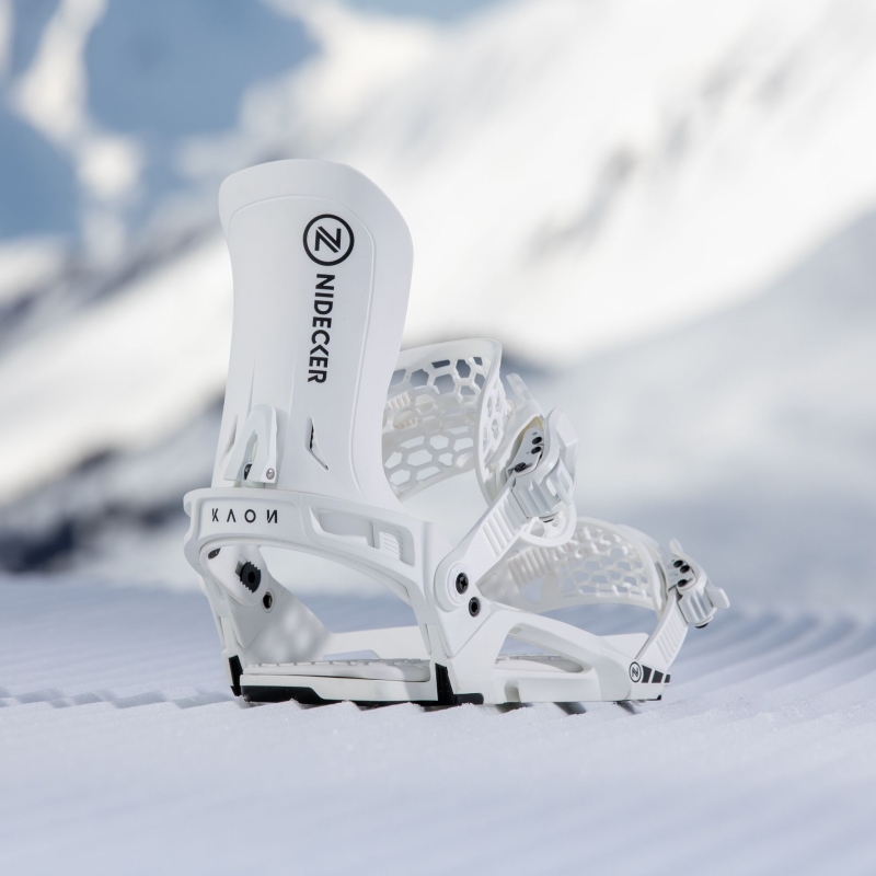 Wiązania snowboardowe unisex Nidecker 2025 Kaon White XL
