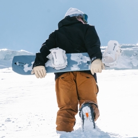 Wiązania snowboardowe unisex Nidecker 2025 Kaon White XL