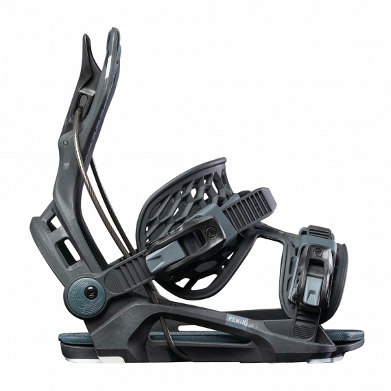 Wiązania Snowboardowe Flow 2022 - Fenix Black - L Wiązania Snowboardowe Flow 2022 - Fenix Black - L