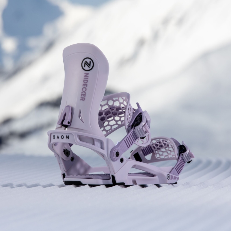 Wiązania snowboardowe unisex Nidecker 2025 Kaon Lavender XL