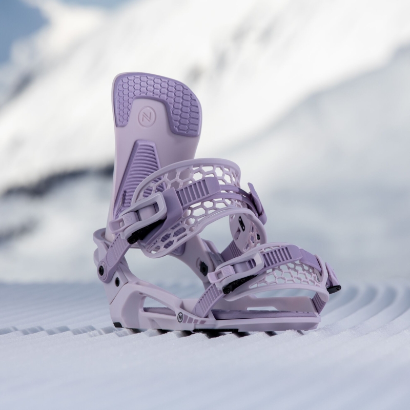 Wiązania snowboardowe unisex Nidecker 2025 Kaon Lavender XL