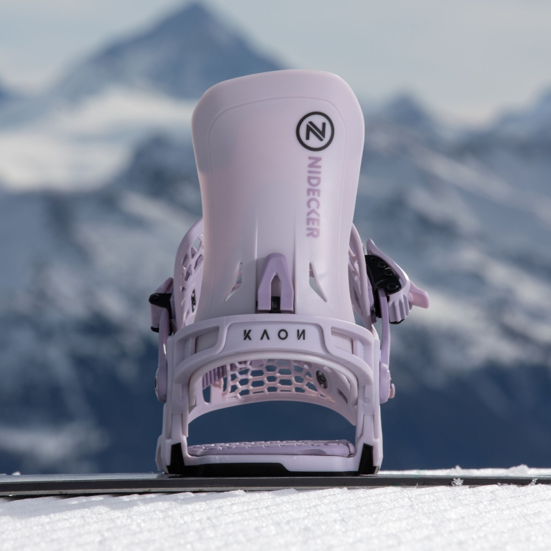Wiązania snowboardowe unisex Nidecker 2025 Kaon Lavender XL