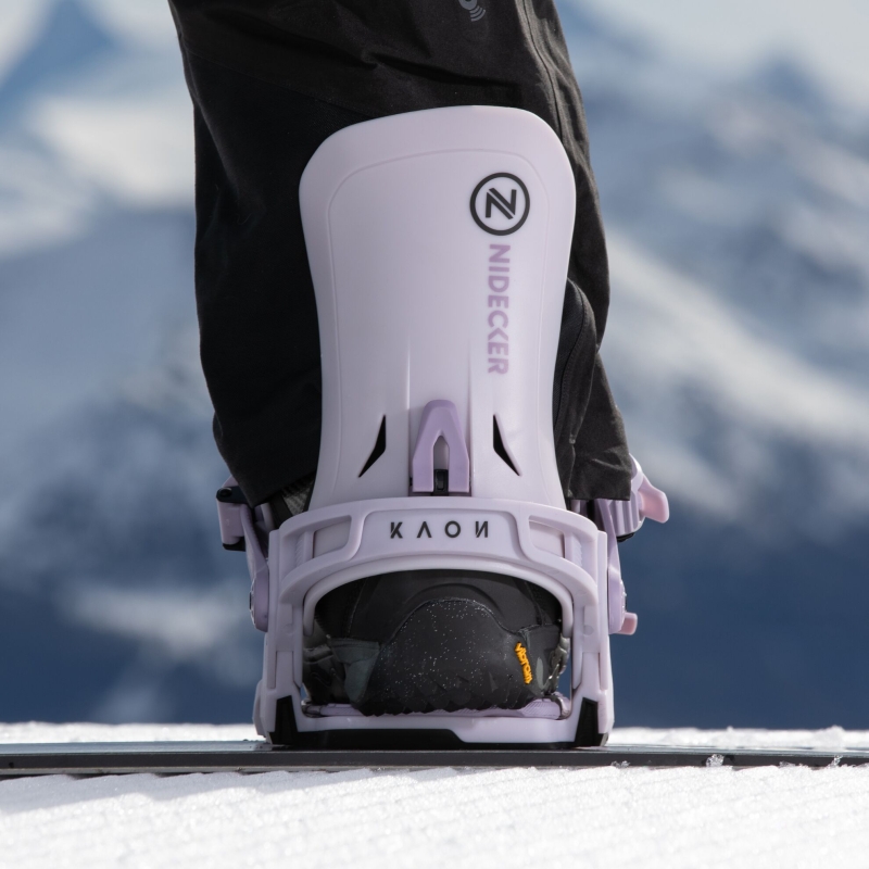 Wiązania snowboardowe unisex Nidecker 2025 Kaon Lavender XL