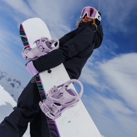 Wiązania snowboardowe unisex Nidecker 2025 Kaon Lavender XL