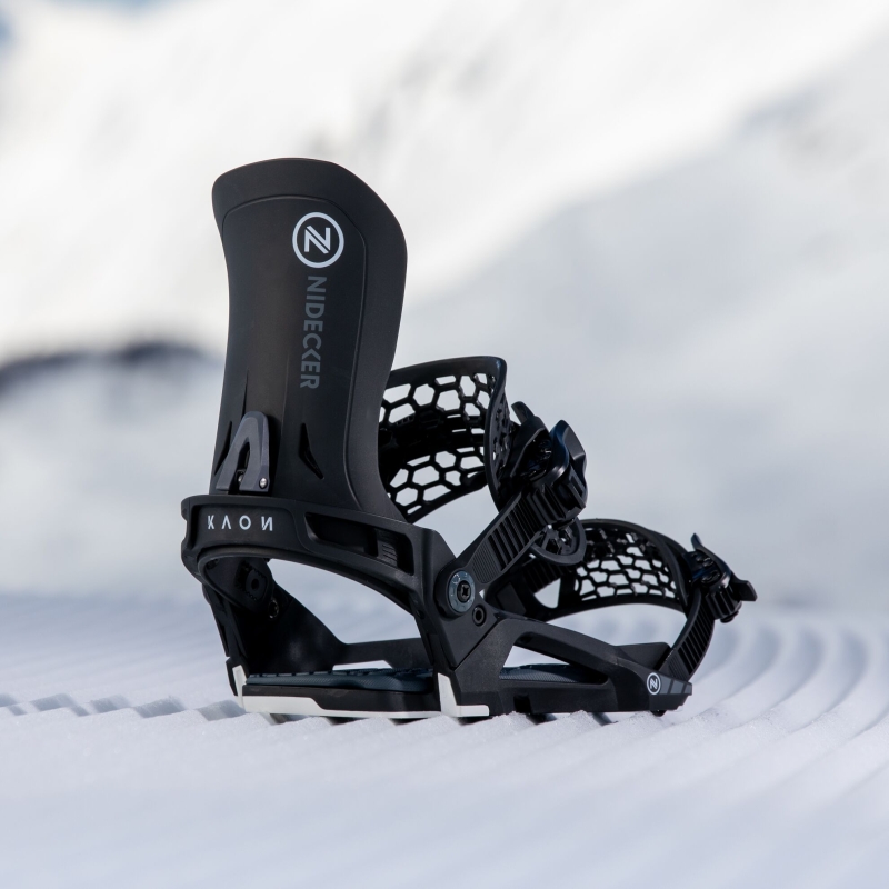 Wiązania snowboardowe unisex Nidecker 2025 Kaon Black S