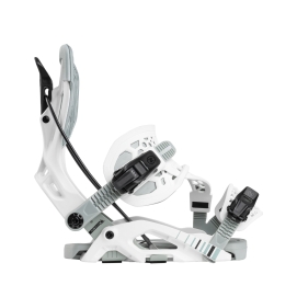 Wiązania snowboardowe unisex Nidecker 2025 Flow Fuse Hybrid White XL