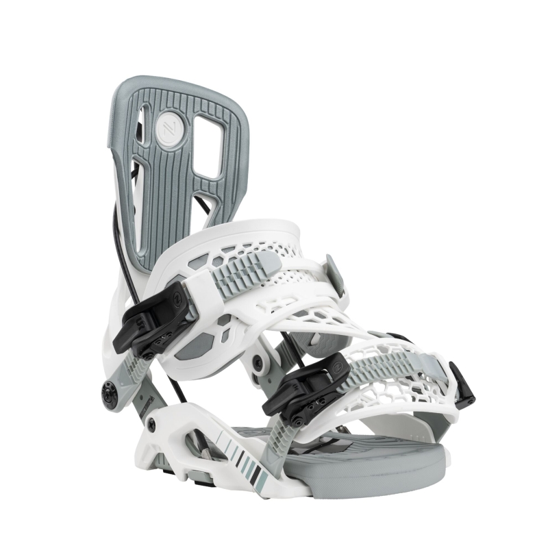 Wiązania snowboardowe unisex Nidecker 2025 Flow Fuse Hybrid White XL