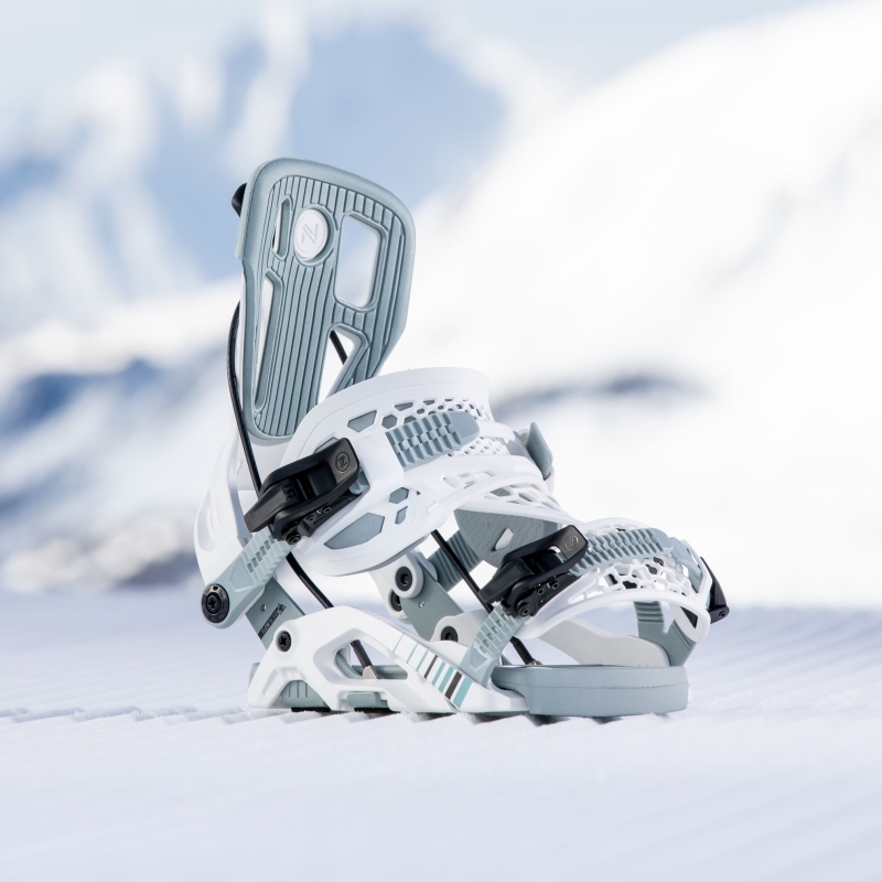 Wiązania snowboardowe unisex Nidecker 2025 Flow Fuse Hybrid White XL